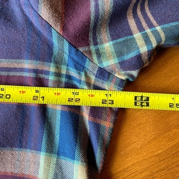 XL 100% - plaid button front Lauren Ralph Lauren lightweight. - Picture 6 of 9
